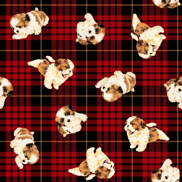 Dog pattern — Stock Photo, Image