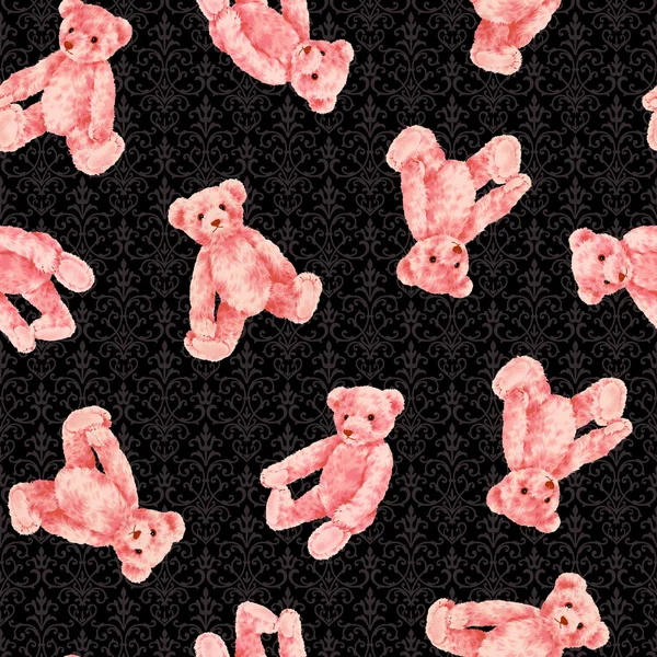 곰 그림 패턴 — 스톡 사진