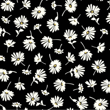 Soyut çiçek deseni tekstil tasarımı için mükemmel.,