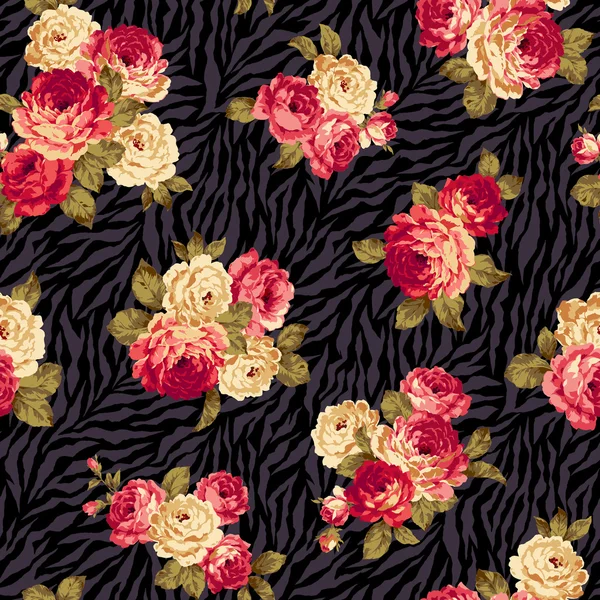 gül çiçek deseni,