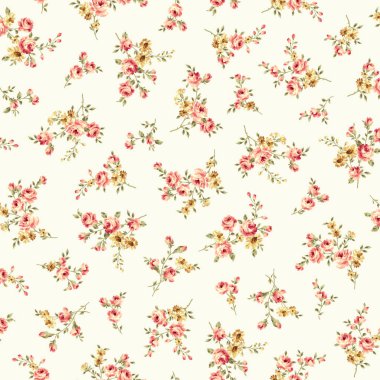 Tekstil tasarımı için ideal gül malzemeleri koleksiyonu,