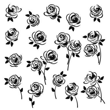 Tekstil tasarımı için soyut çiçek materyali ideal,