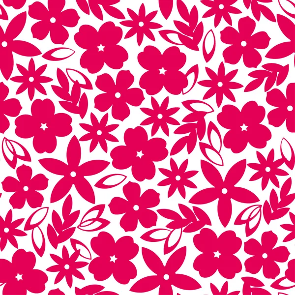 Flower illustration pattern — Stock Vector