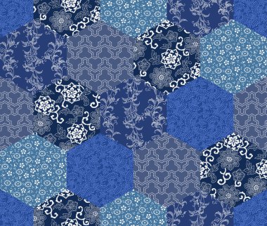 Japon tarzı desen patchwork