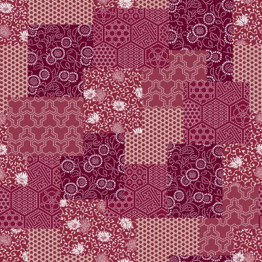 Japon tarzı desen patchwork