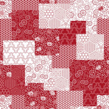 Japon tarzı desen patchwork