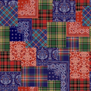 Tartan onay patchwork