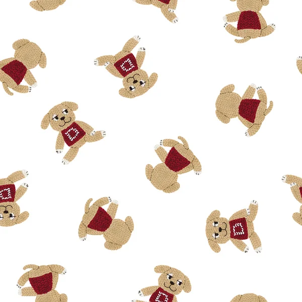 Pretty dog pattern — Stock Photo, Image