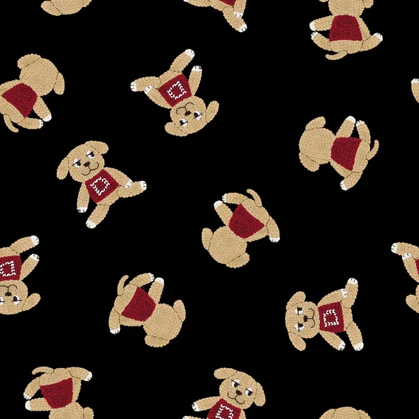 Pretty dog pattern — Stock Photo, Image