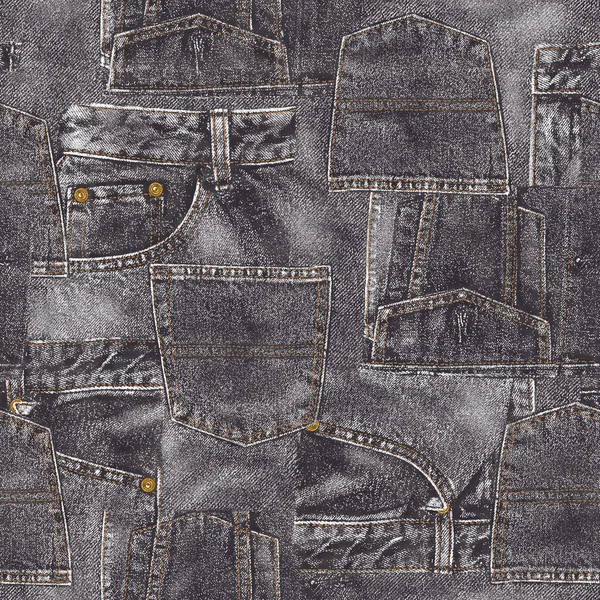 Пэтчворк из джинса — стоковое фото