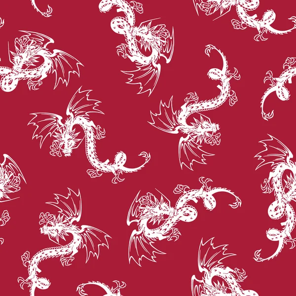 Modèle de dragon — Image vectorielle