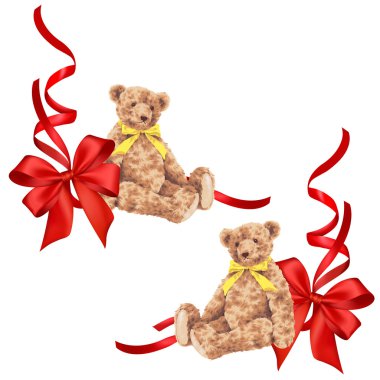 Şerit dekorasyon ayı