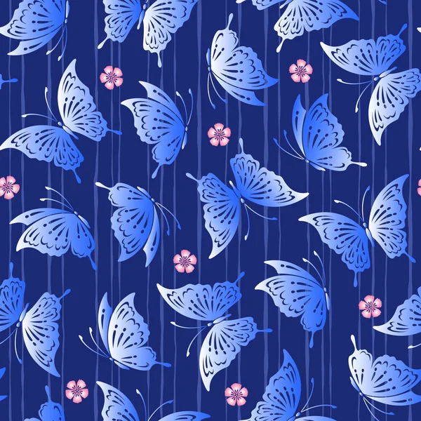 Japanese butterfly pattern — Stock Photo, Image