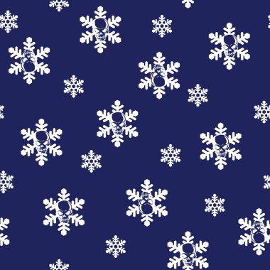 Kafatası ve kar desen,