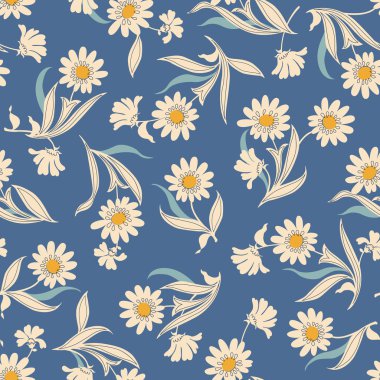 Çiçek illüstrasyon deseni