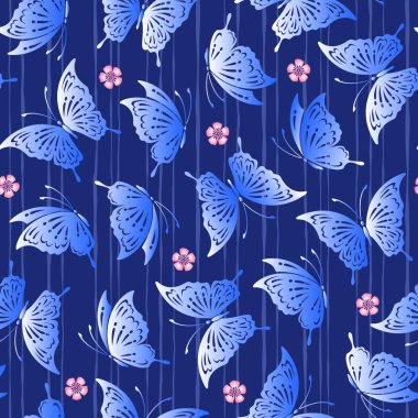 Japon kelebek deseni