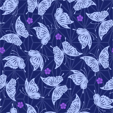 Japon kelebek deseni