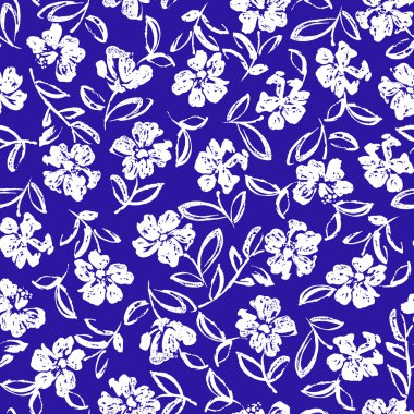 Çiçek illüstrasyon deseni