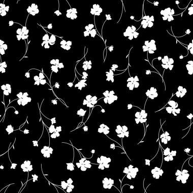 Çiçek illüstrasyon deseni