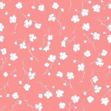 Çiçek illüstrasyon deseni