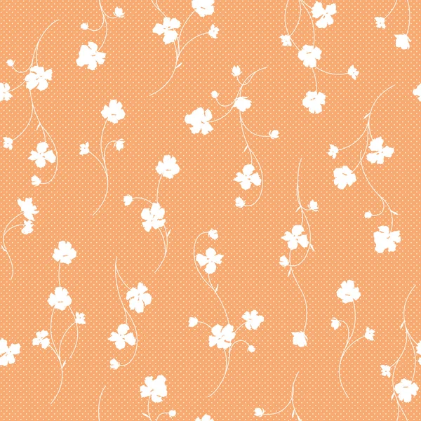 Illustratie bloemenpatroon — Stockvector