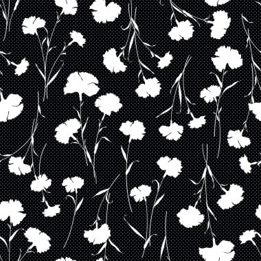 Çiçek illüstrasyon deseni