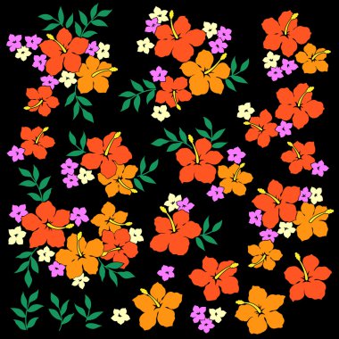 Hibiscus Çiçek Çizimi