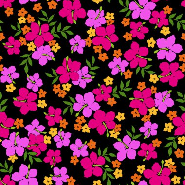 Hibiscus çiçek deseni