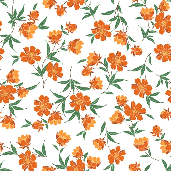 Modèle d'illustration de fleur — Image vectorielle