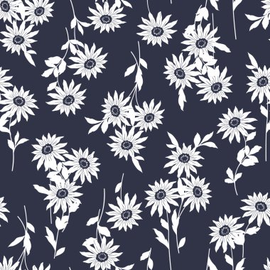 Çiçek illüstrasyon deseni