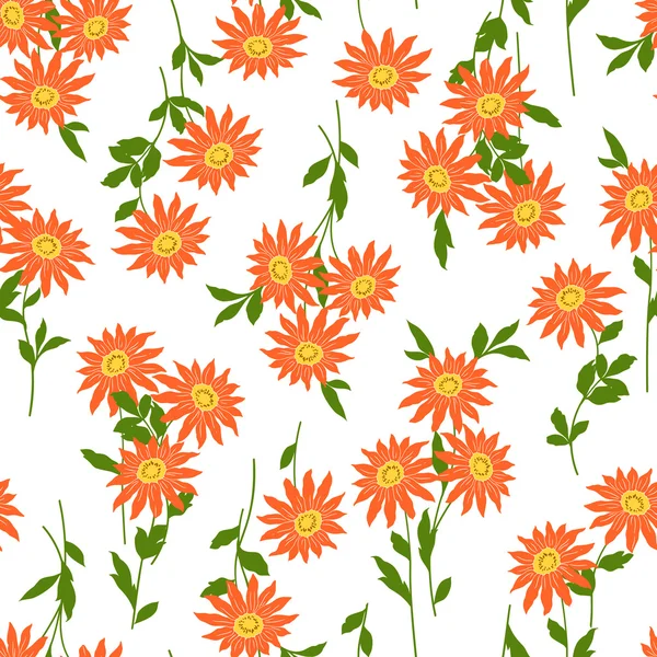 Patrón de ilustración flor — Vector de stock