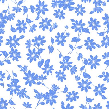 Çiçek illüstrasyon deseni