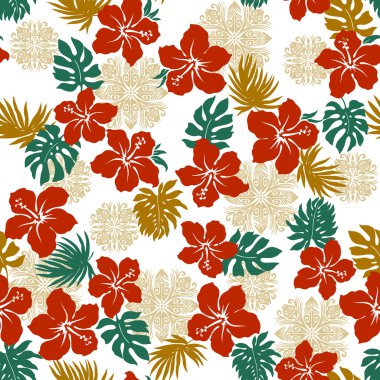 Hibiscus ananas desen
