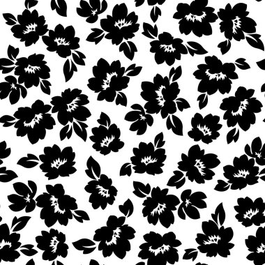 Çiçek illüstrasyon deseni