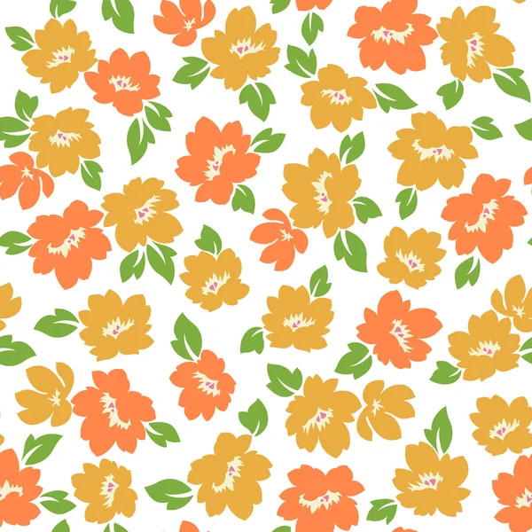 Çiçek illüstrasyon deseni