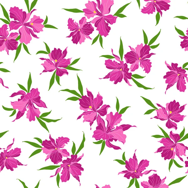 Flower illustration pattern — Stock Vector