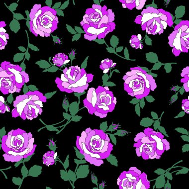 Çiçek illüstrasyon deseni