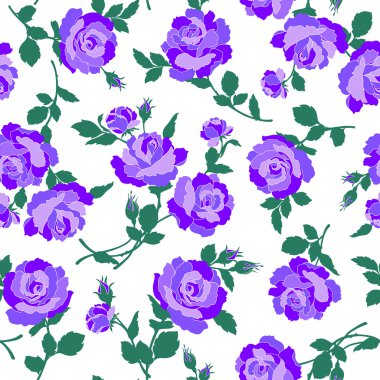 Çiçek illüstrasyon deseni