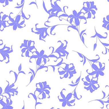 Çiçek illüstrasyon deseni