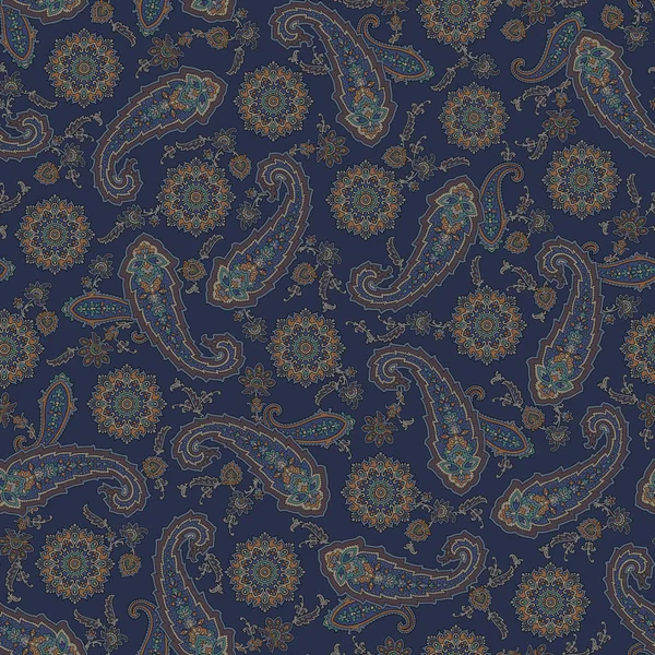 Modello di base Paisley — Vettoriale Stock