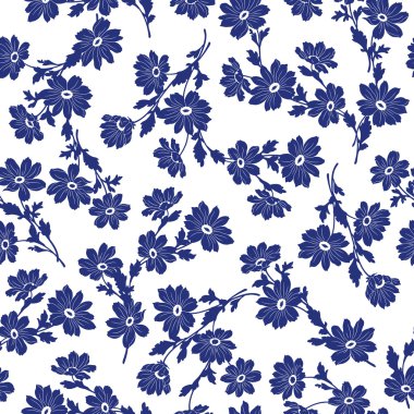Çiçek illüstrasyon deseni