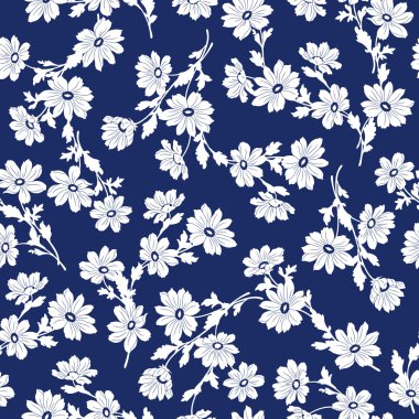 Çiçek illüstrasyon deseni