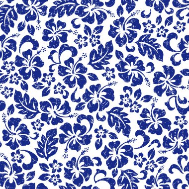 Hibiscus çiçek deseni