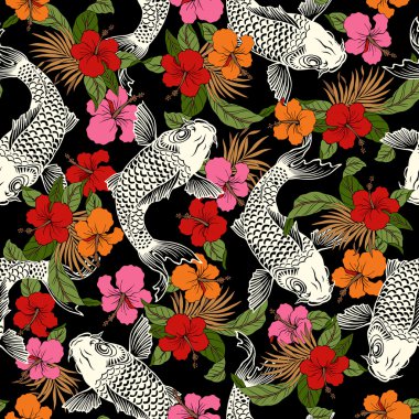 Hibiscus sazan desen