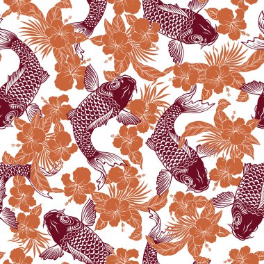 Hibiscus sazan desen