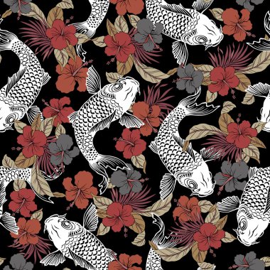 Hibiscus sazan desen