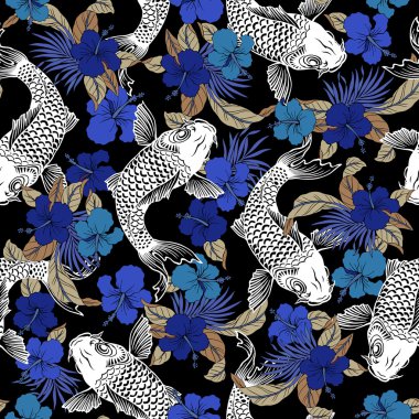 Hibiscus sazan desen