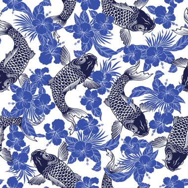 Hibiscus sazan desen