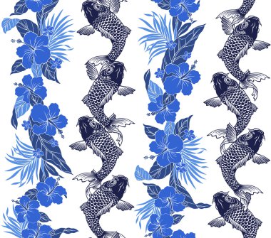 Hibiscus sazan desen