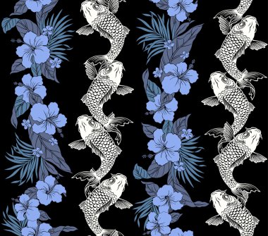 Hibiscus sazan desen